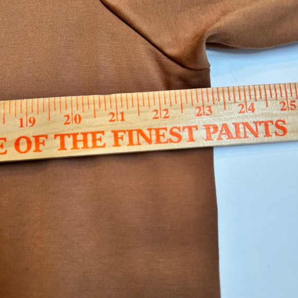 Susan Graver Women Chocolate Brown Open Front Cardigan with Chain Detail 18W - Picture 6 of 7